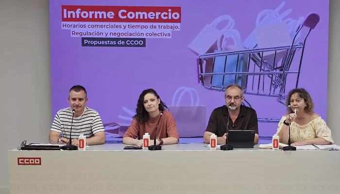 El sindicato presenta el documento «Horarios Comerciales y Tiempo de Trabajo. Propuestas de CCOO»