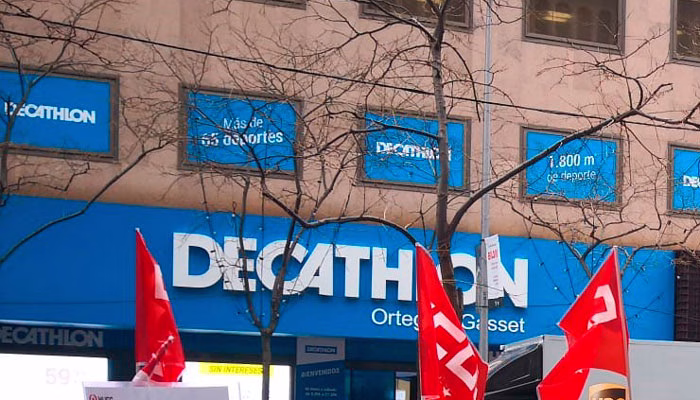 Insuficiente subida de salario en Decathlon