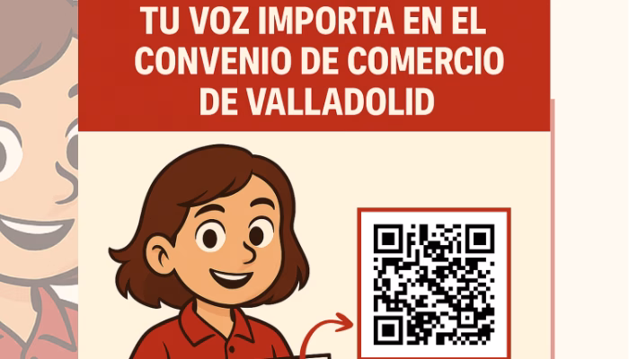 CCOO lanza una campaña para recoger propuestas de las personas trabajadoras del comercio de Valladolid ante la próxima negociación del Convenio